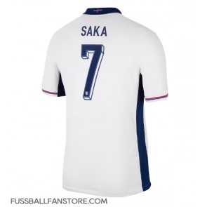 England Bukayo Saka #7 Replik Heimtrikot EM 2024 Kurzarm